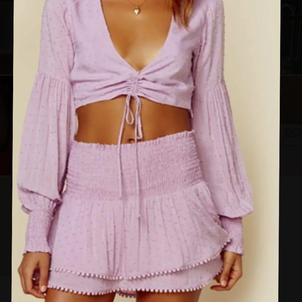 Lilac skirt set